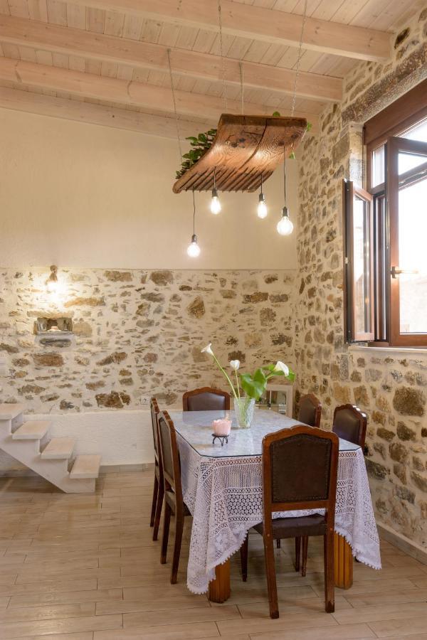 Вилла Platipodi Stone House Nikithianos Экстерьер фото